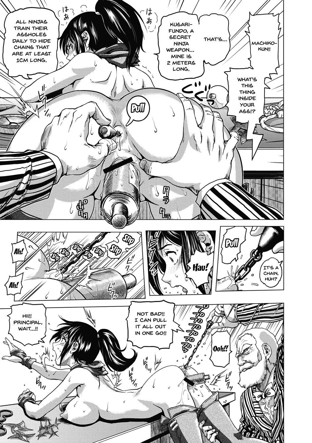 Hentai Manga Comic-Informal Heroine Gangbang-Read-128